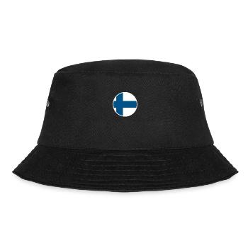 Finnland Finnische Flagge Finne - Bucket Hat - Schwarz - Vorne - Lela (165cm)