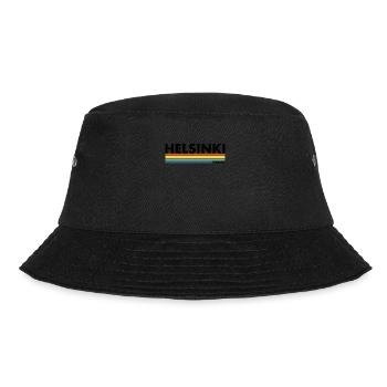 Helsinki Finland Retro Finland Finnish Finn - Bucket Hat - black - Front - Lela (165cm)