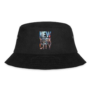 New York City Skyline - Bucket Hat - Schwarz - Vorne - Lela (165cm)