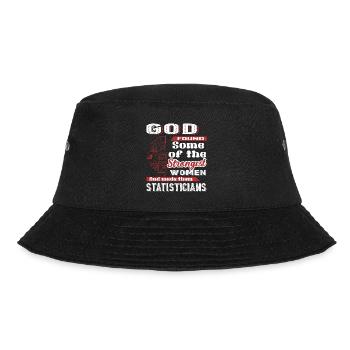 Statistician God Made Statisticians - Bucket Hat - black - Front - Lela (165cm)