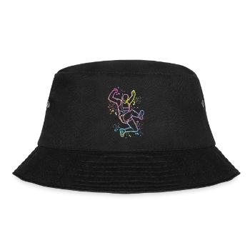Weitspringer Weitspringen Kinder Weitsprung - Bucket Hat - Schwarz - Vorne - Lela (165cm)