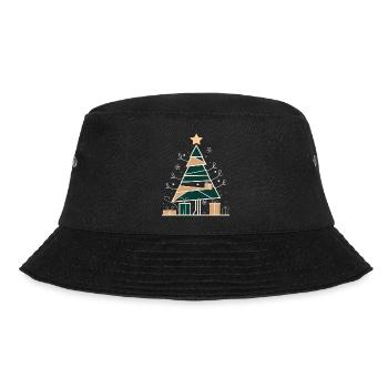 Noël minimaliste – Sapin de Noël en géométrie - Bob - noir - Devant - Lela (165cm)
