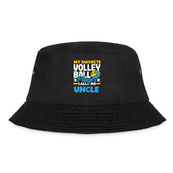 Mein Lieblings Volleyballspieler Nenn Mich Onkel - Bucket Hat - Schwarz - Vorne - Lela (165cm)