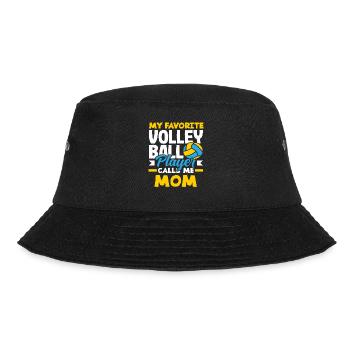 Mein Lieblings-Volleyballspieler Nennt Mich Mama - Bucket Hat - Schwarz - Vorne - Lela (165cm)