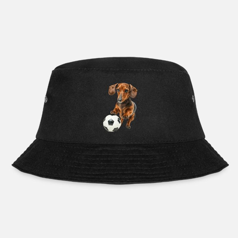 Dackel - Bucket Hat - Schwarz