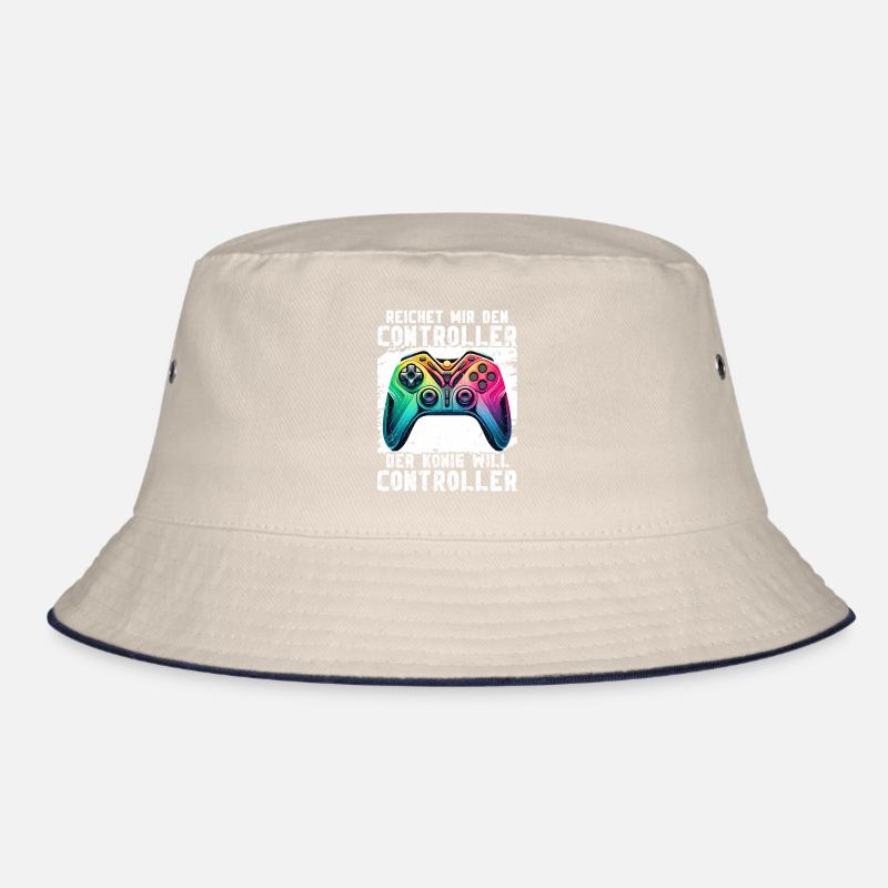 Reichet Mir Den Controller Der König Will Zocken Bucket Hat