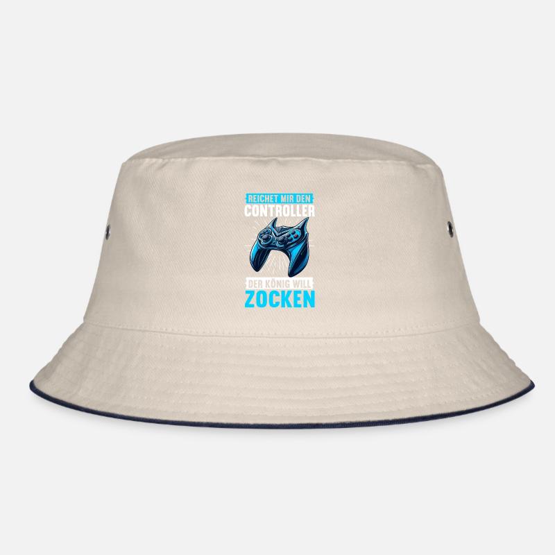 Reichet Mir Den Controller Der König Will Zocken Bucket Hat