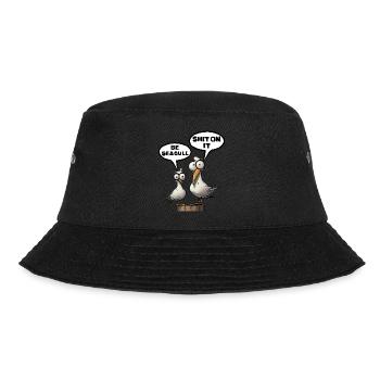 The Bäädden Seagulls - Be Seagull Shit on it Gift - Bucket Hat - black - Front - Lela (165cm)