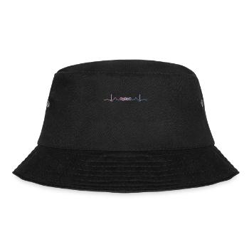 Bingo Balls Heartbeat Ekg Bingo - Bucket Hat - black - Front - Lela (165cm)