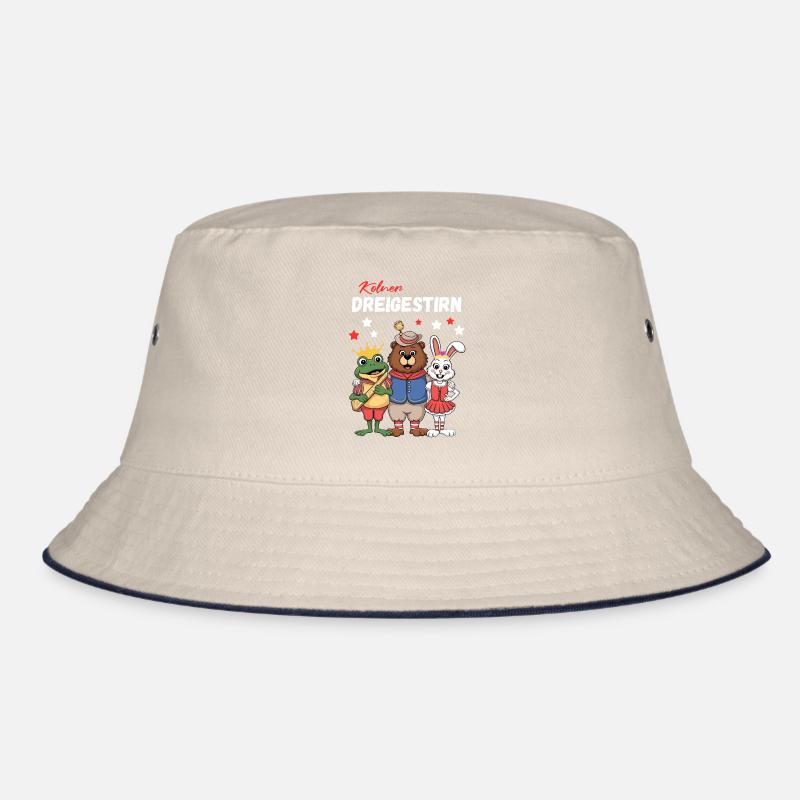 Carnival Cologne Triumvirate Cologne Alaaf Bear Bucket Hat