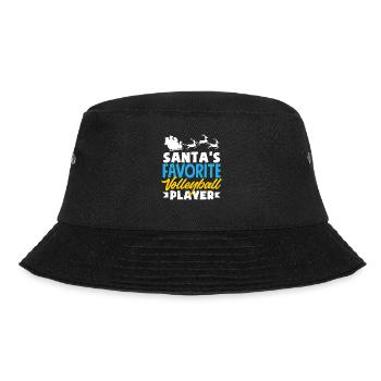Volleyballspieler Weihnachtszeit Favorit - Bucket Hat - Schwarz - Vorne - Lela (165cm)