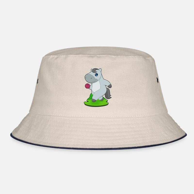 Pferd Bowling Bowlingkugel Bucket Hat
