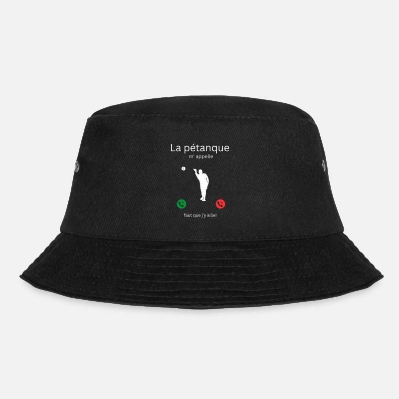Das Pétanque ruft mich, ich muss gehen! - Bucket Hat - Schwarz