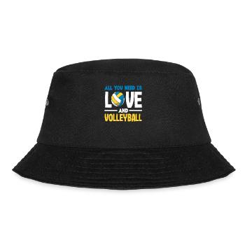 All you need is love and volleyball - Bucket Hat - black - Front - Lela (165cm)