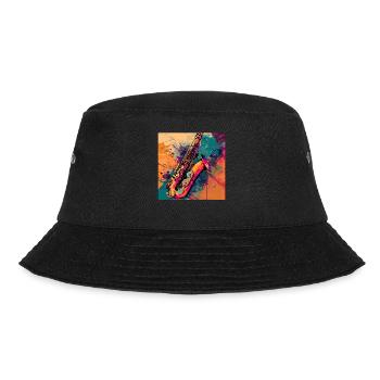 Saxophone - Bucket Hat - black - Front - Lela (165cm)