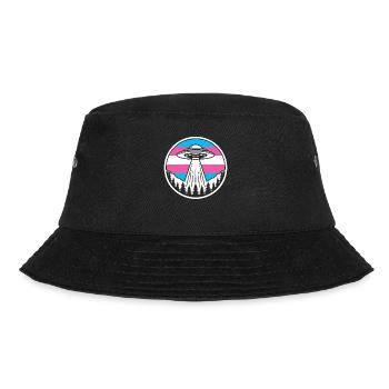 Alien Ufo Ausserirdischer Galxie Geschnek - Bucket Hat - Schwarz - Vorne - Lela (165cm)