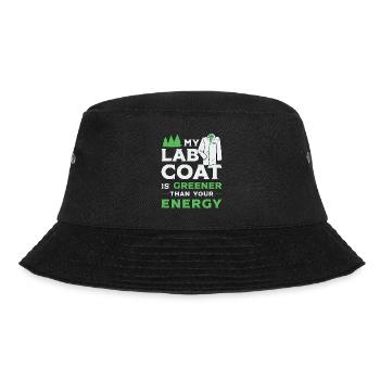 Environmental Scientist My Lab Coat Soil Scientist - Bucket Hat - black - Front - Lela (165cm)