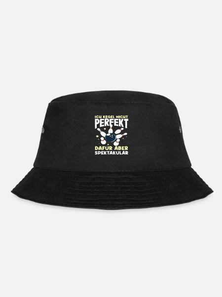 Ich Kegel Nicht Perfekt Dafür Aber Spektakulär - Bucket Hat - Schwarz