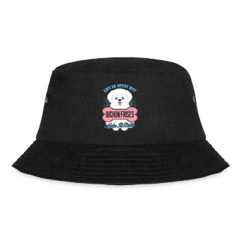 Bichon Frises Make Life Better - Bucket Hat - black - Front - Lela (165cm)