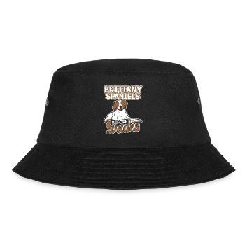 Brittany Spaniel Before Dudes - Bucket Hat - black - Front - Lela (165cm)