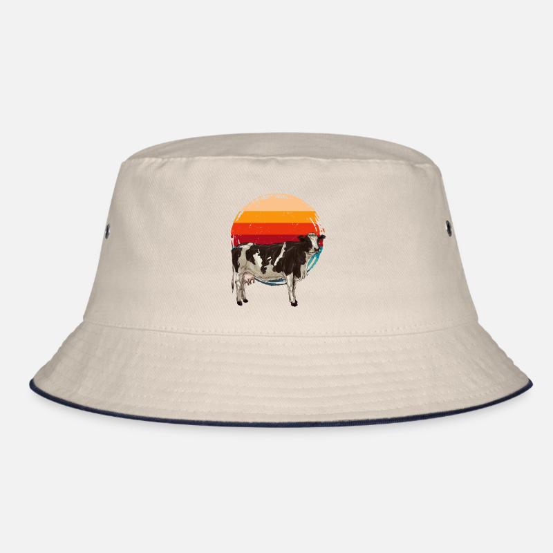 Kuhliebe – Landleben im Retro-Stil Bucket Hat