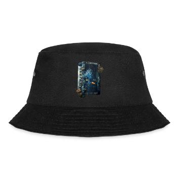 Fish Accordion - Bucket Hat - black - Front - Lela (165cm)