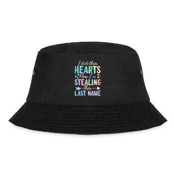 Lustige Adoption Familie Bindung Tie Dye Foster - Bucket Hat - Schwarz - Vorne - Lela (165cm)
