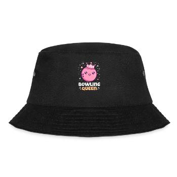 Bowling Bowling Königin - Bucket Hat - Schwarz - Vorne - Lela (165cm)
