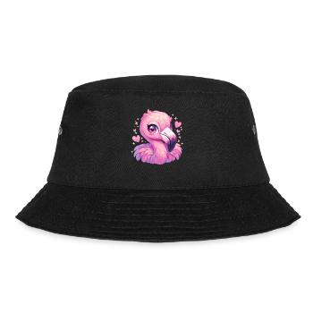 Flamingos Flamingo - Bucket Hat - black - Front - Lela (165cm)