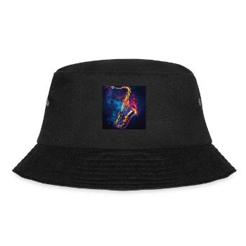 Saxophone - Bucket Hat - black - Front - Lela (165cm)