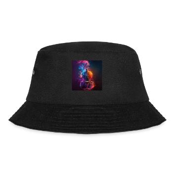 Violine - Bucket Hat - Schwarz - Vorne - Lela (165cm)