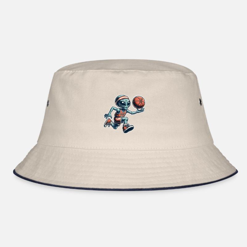 Alien Basketball Dunking Bucket Hat