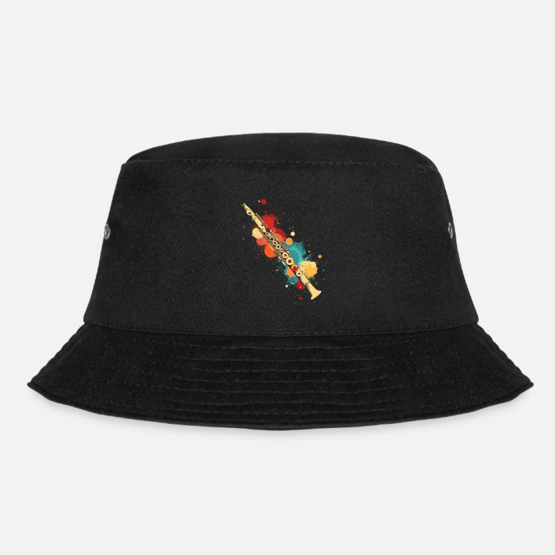 Flûte éclaboussée de couleur - Bob - noir