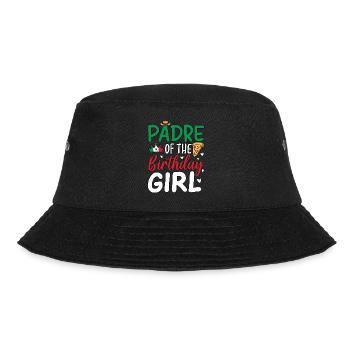 Padre Of The Birthday Girl - Bucket Hat - Schwarz - Vorne - Lela (165cm)
