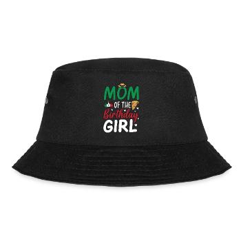 Mom Of The Birthday Girl - Bucket Hat - Schwarz - Vorne - Lela (165cm)