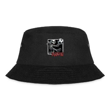 STRIKER SOCCER - SKELETON - Bucket Hat - black - Front - Lela (165cm)