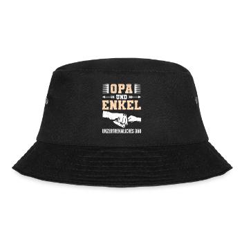 OPA UND ENKEL UNZERTRENNLICHES DUO Lustiges - Bucket Hat - Schwarz - Vorne - Lela (165cm)