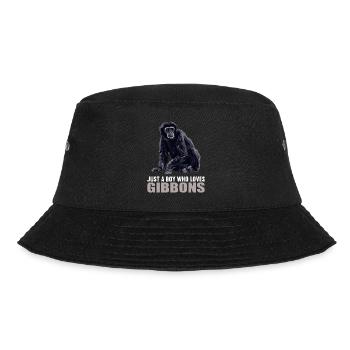 Gibbons Gibbon - Bucket Hat - Schwarz - Vorne - Lela (165cm)