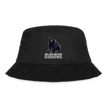 Gibbons Gibbon - Bucket Hat - Schwarz - Vorne - Lela (165cm)