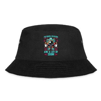 Bird Photography Patience Passion And Birdwatching - Bucket Hat - black - Front - Lela (165cm)