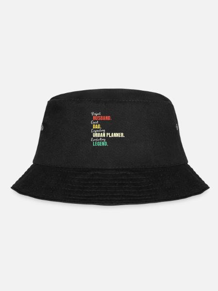 Stadtplaner Papa - Bucket Hat - Schwarz