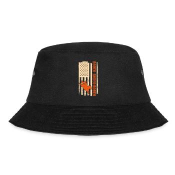 Rodeo Outfit Bullen Reiten - Bucket Hat - Schwarz - Vorne - Lela (165cm)