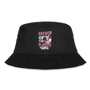 Father Of The Birthday Girl - Bucket Hat - Schwarz - Vorne - Lela (165cm)