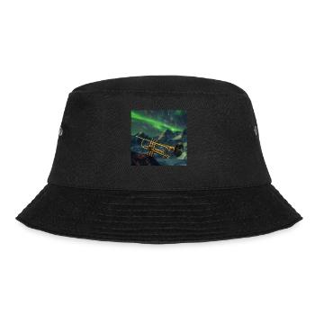 Trompete - Bucket Hat - Schwarz - Vorne - Lela (165cm)