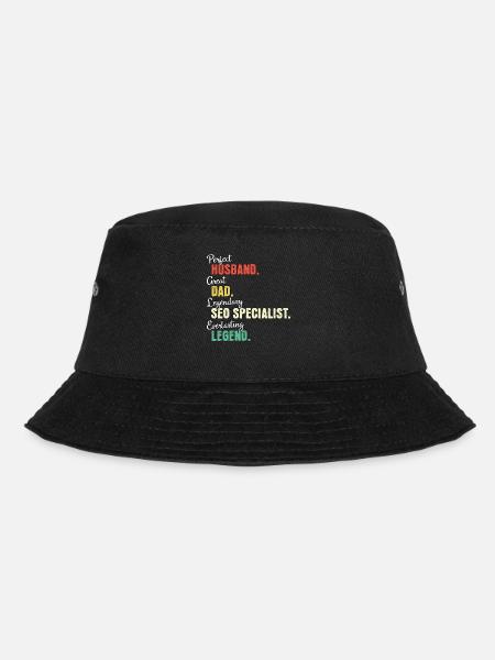 SEO Manager Papa - Bucket Hat - Schwarz
