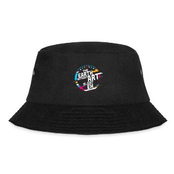 Earth Without Art Is Just Eh Kunst Kunstlehrer - Bucket Hat - Schwarz - Vorne - Lela (165cm)