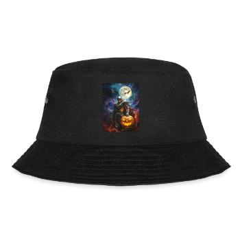 Halloween Geschenk Frauen Ritter Männer Kinder - Bucket Hat - Schwarz - Vorne - Lela (165cm)