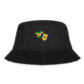 Barbados Karibik Bajan Urlaub Geschenk - Bucket Hat - Schwarz - Vorne - Lela (165cm)