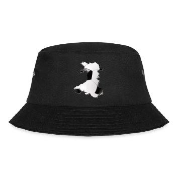 Wales map frames real football - Bucket Hat - black - Front - Lela (165cm)