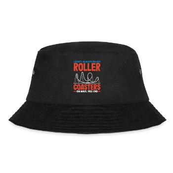 Achterbahnen Oh Warte, Doch Mag Ich - Bucket Hat - Schwarz - Vorne - Lela (165cm)